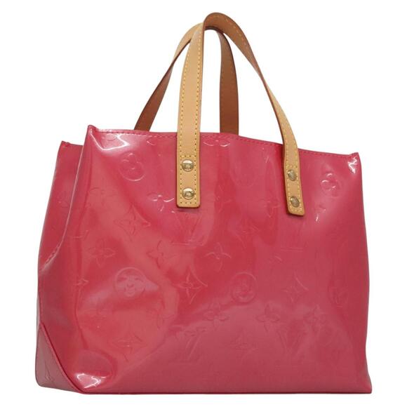 LOUIS VUITTON Monogram Vernis Reade PM Hand Bag Fuchsiapink M91221 - Picture 1 of 16